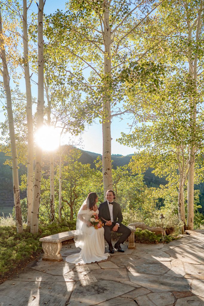 Jenna and Ian's wedding at Patak Ranch Aspen Snowmass Colorado by By The West